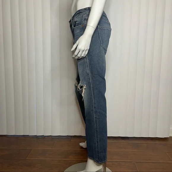Madewell Boyjean Torn Jeans - Picture 6 of 11